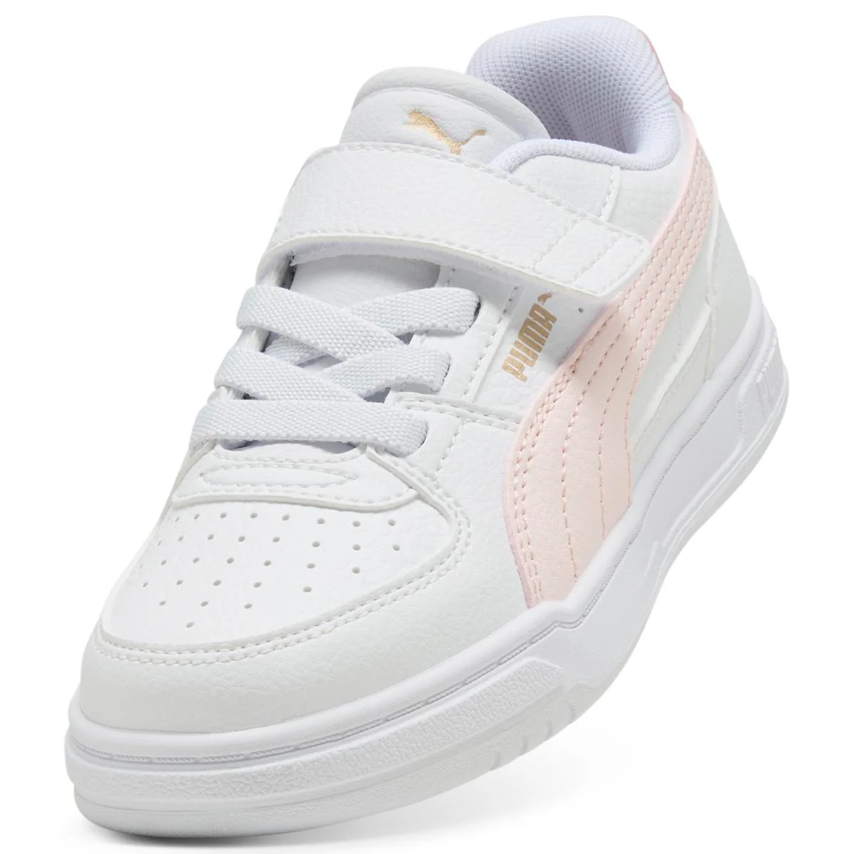 Sneakers da bambina bianche con dettagli rosa Caven III  Puma AC+ PS - Image 5