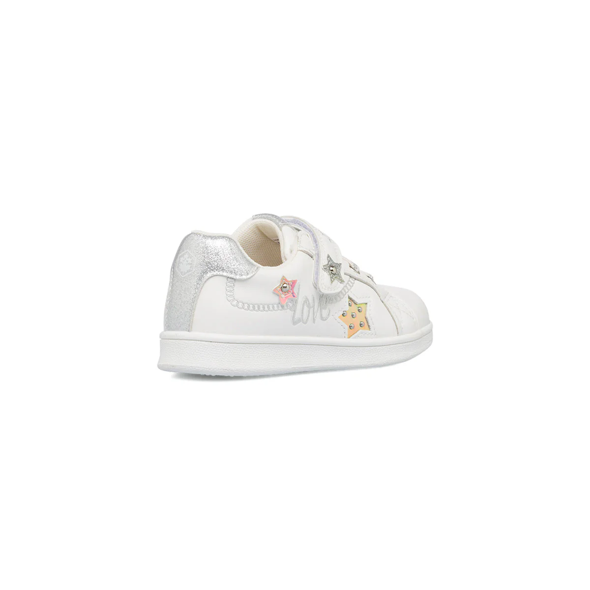 Sneakers da bambina bianche con dettaglio glitterato Lumberjack Lilli - Image 3