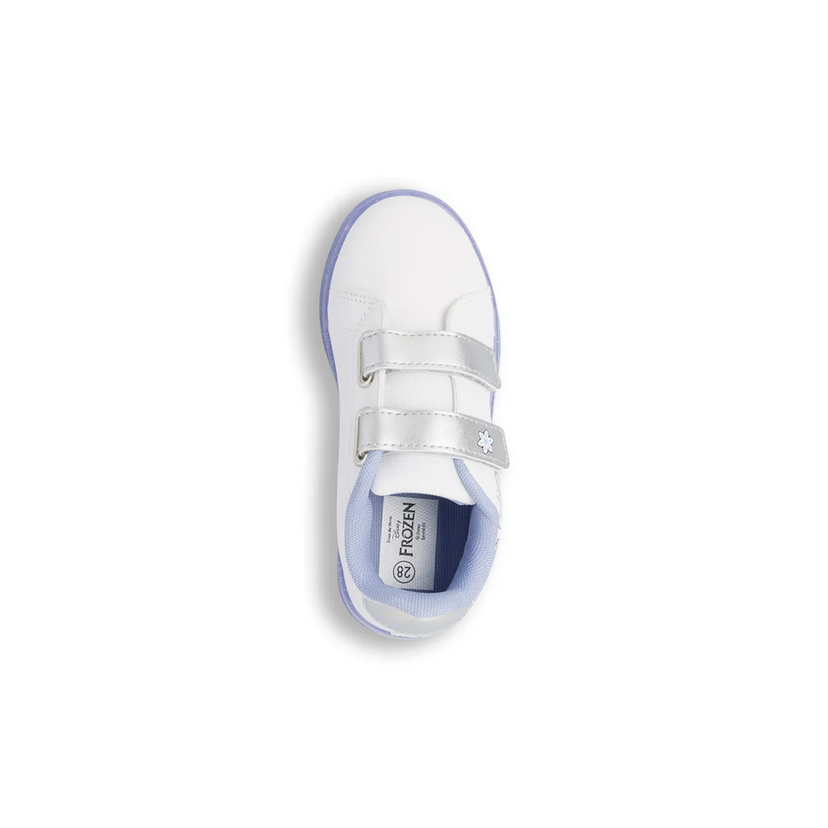 Sneakers da Bambina Bianche con Strappo e Glitter Frozen - Image 6