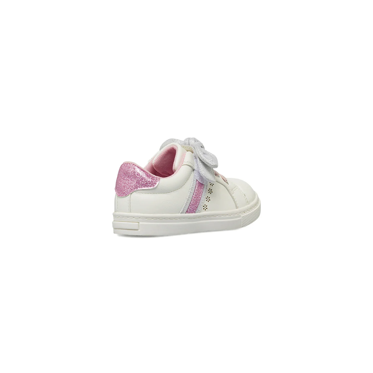 Sneakers da bambina bianche Le scarpe di Alice Primi passi con fiocco - Image 3