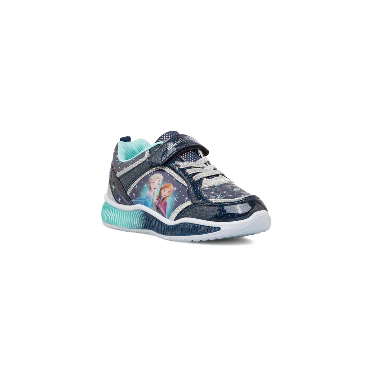 Sneakers blu da bambina blu con luci Frozen - Image 2