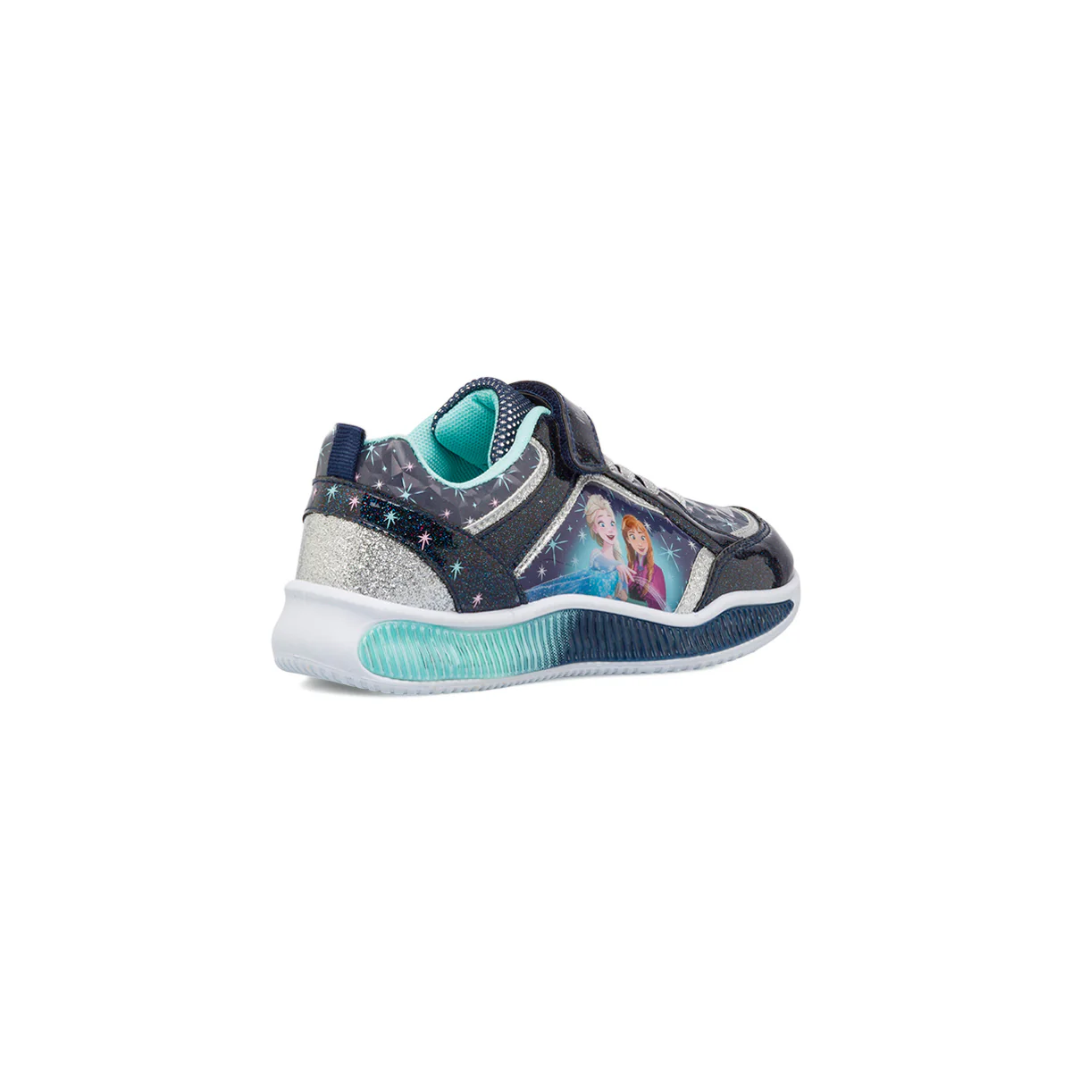 Sneakers blu da bambina blu con luci Frozen - Image 3
