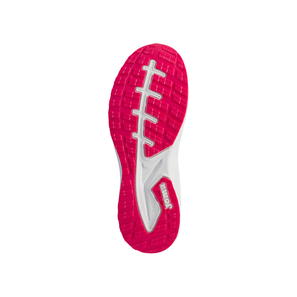 Sneakers da bambina blu in tessuto tecnico con lacci e strappo in velcro Joma JR30 - Image 6