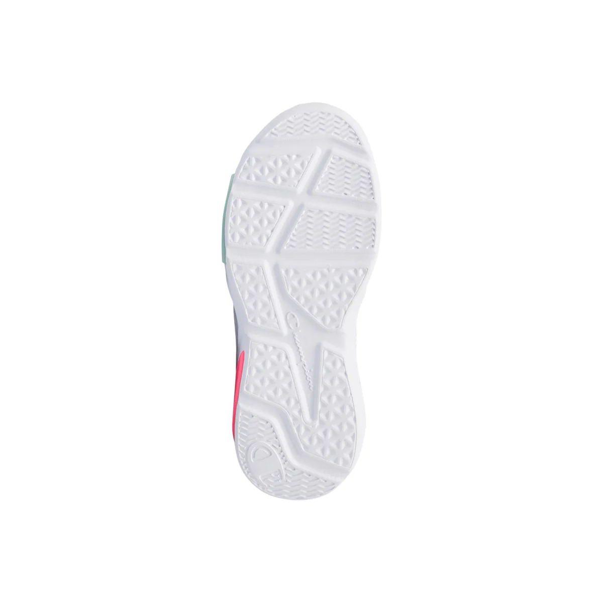 Sneakers da bambina Champion argento e rosa con luci e strappo - Image 5