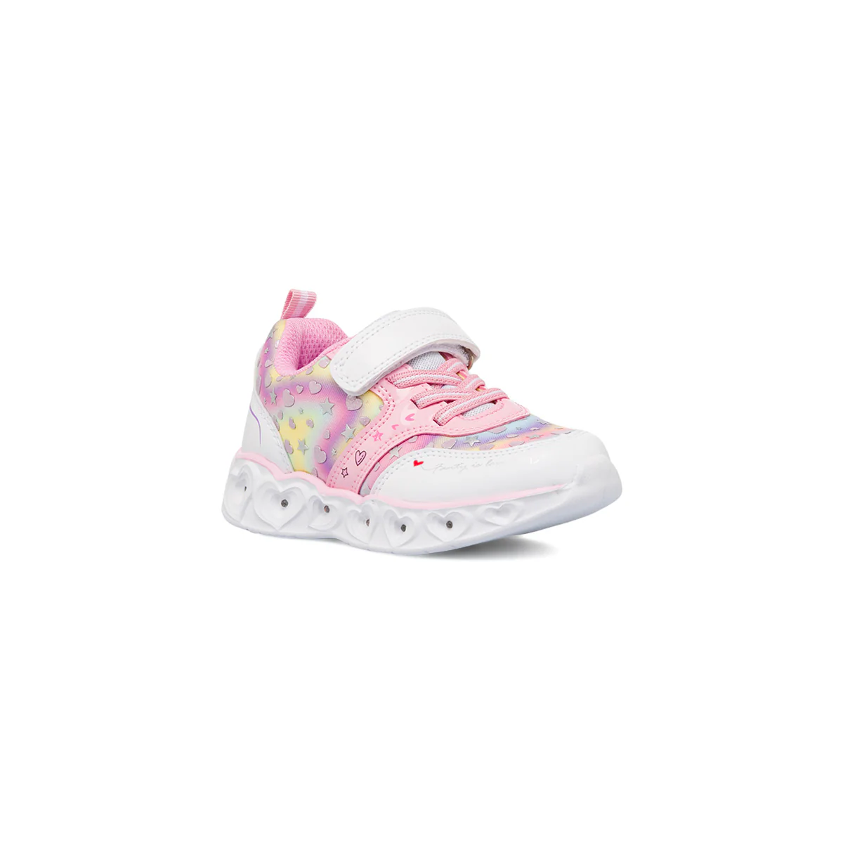 Sneakers da bambina multicolore con stampe e luci nella suola Le Scarpe di Alice - Image 2