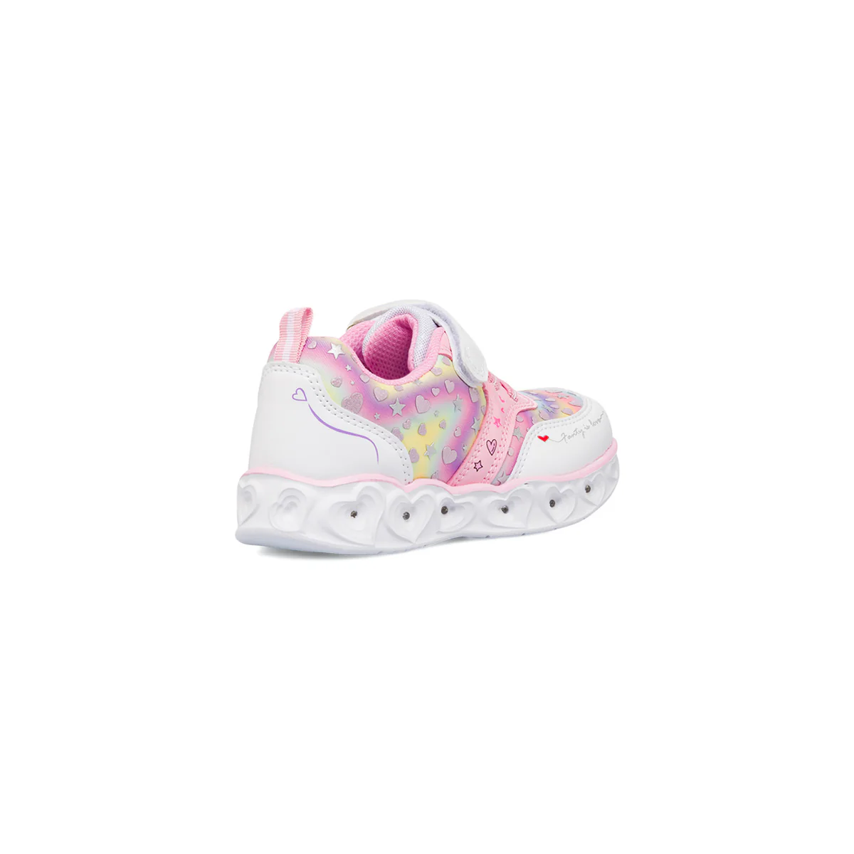 Sneakers da bambina multicolore con stampe e luci nella suola Le Scarpe di Alice - Image 3