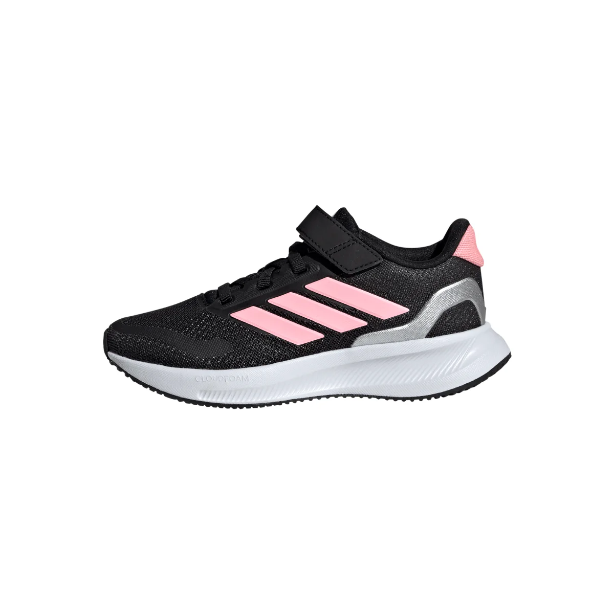 Sneakers da bambina nere con strappo in velcro adidas Runfalcon 5 - Image 2
