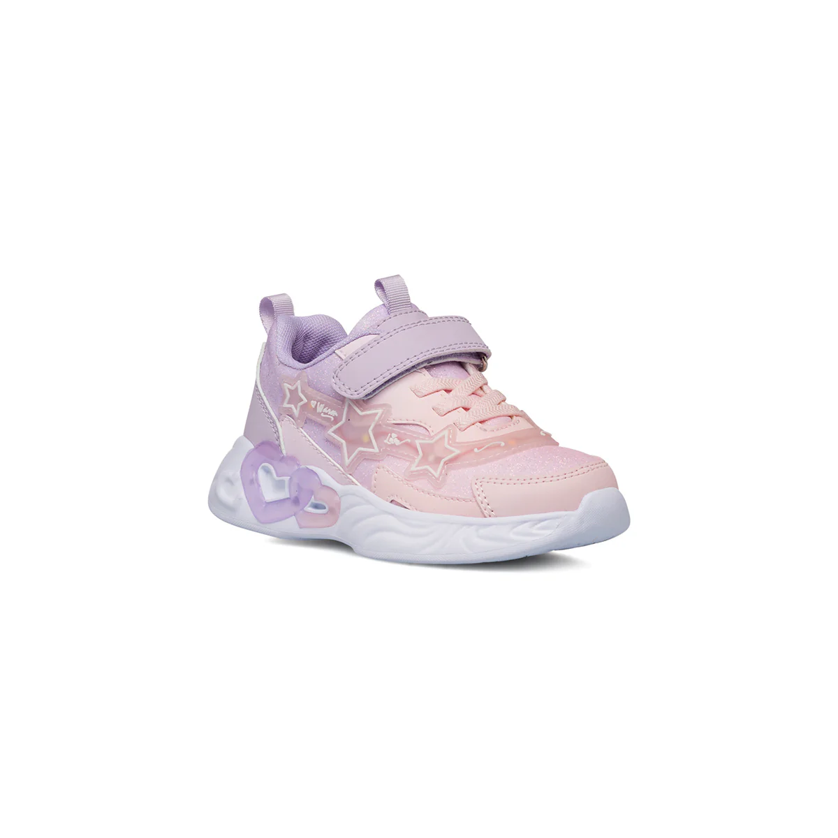 Sneakers da bambina rosa e lilla con luci Le Scarpe di Alice - Image 2