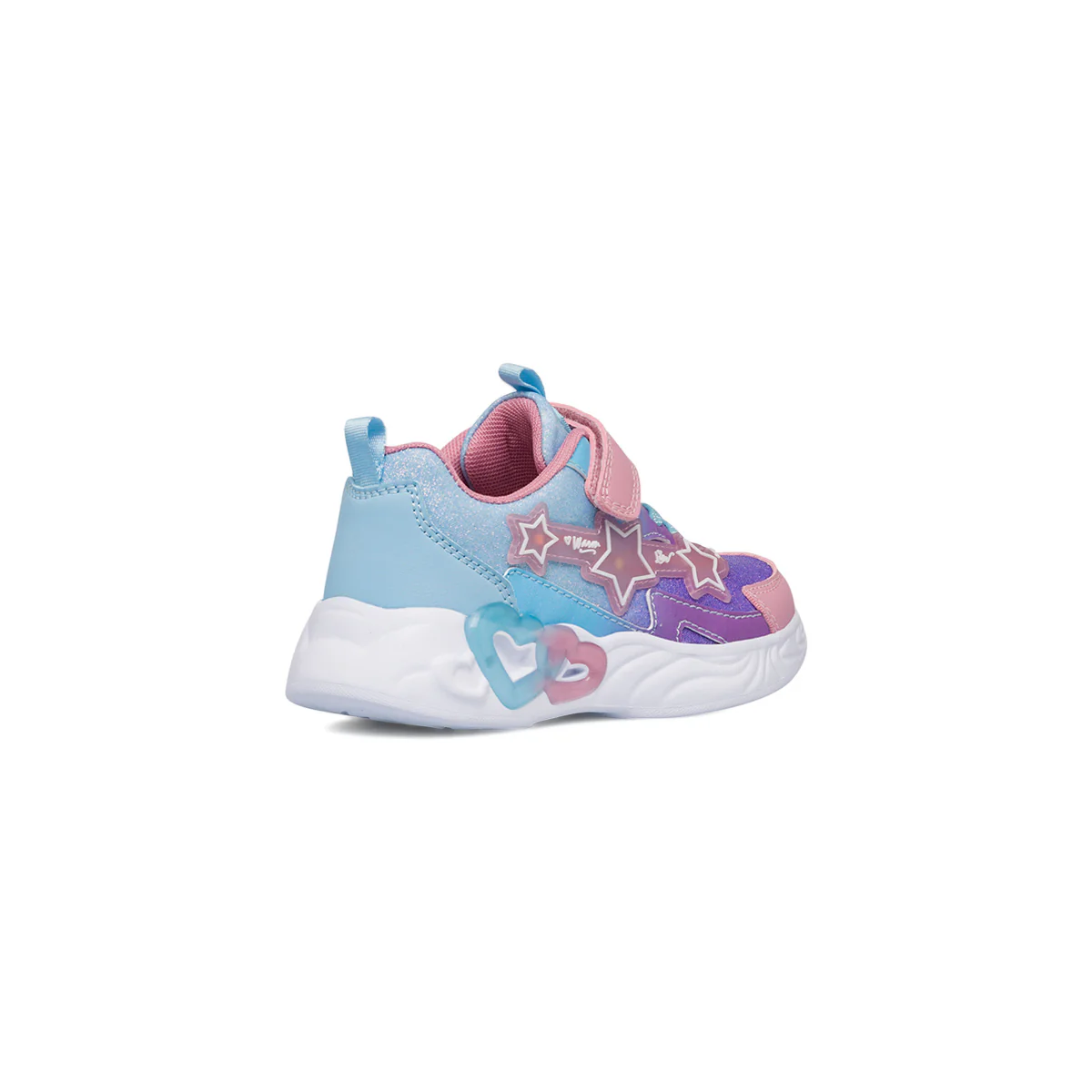 Sneakers da bambina viola e azzurre con luci Le Scarpe di Alice - Image 3
