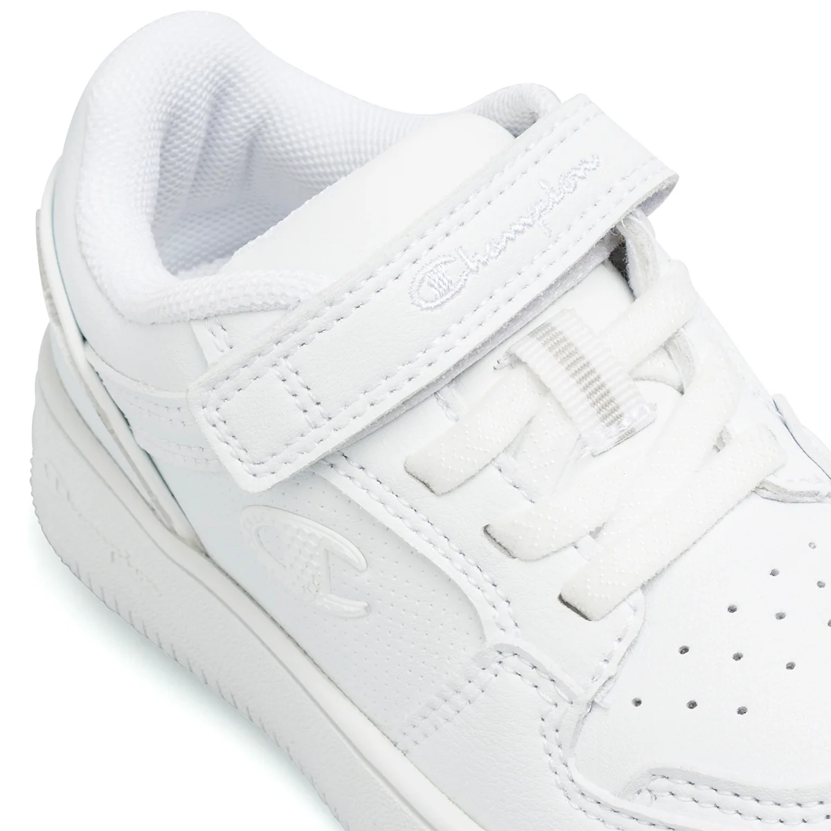 Sneakers da bambino bianche Champion Sport con chiusura in velcro - Image 5