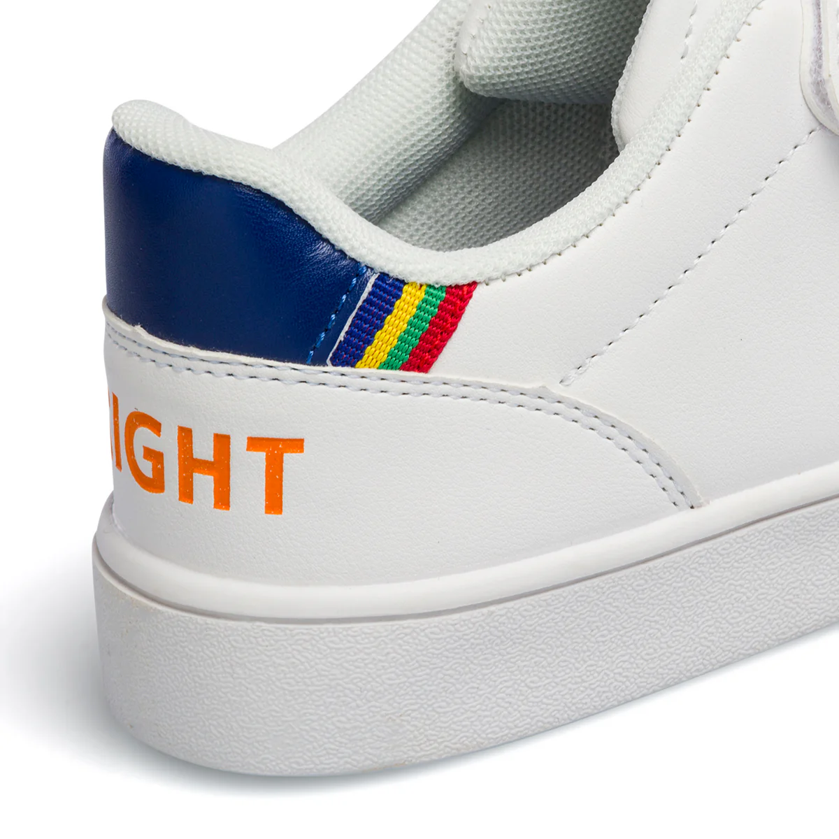 Sneakers da bambino bianche con dettagli blu Benetton Penn Crack - Image 16