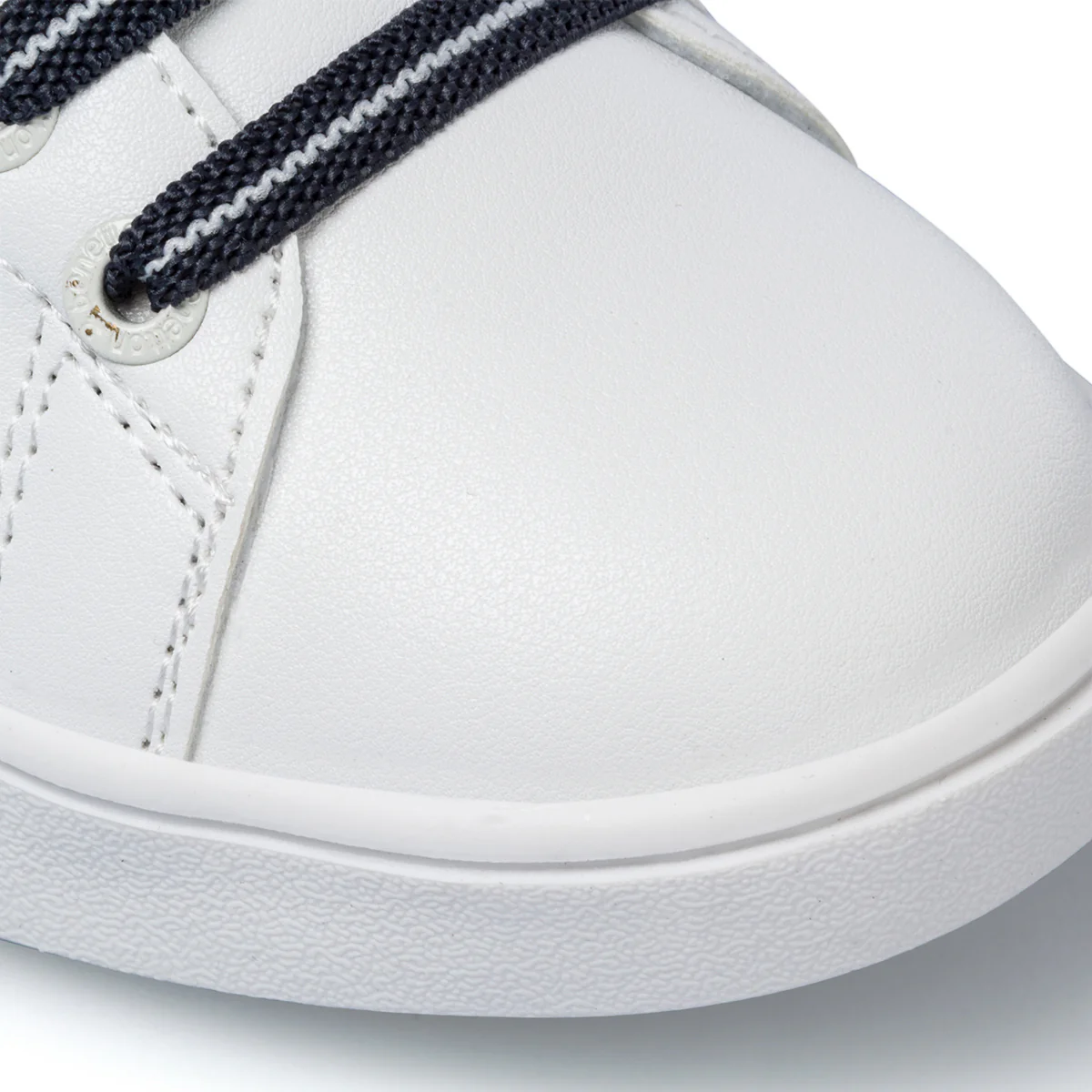 Sneakers da bambino bianche con dettagli neri Benetton Penn LTX - Image 6