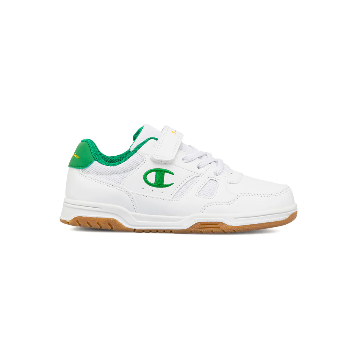 Sneakers da Bambino bianche con dettagli verdi Champion PS Low Cut