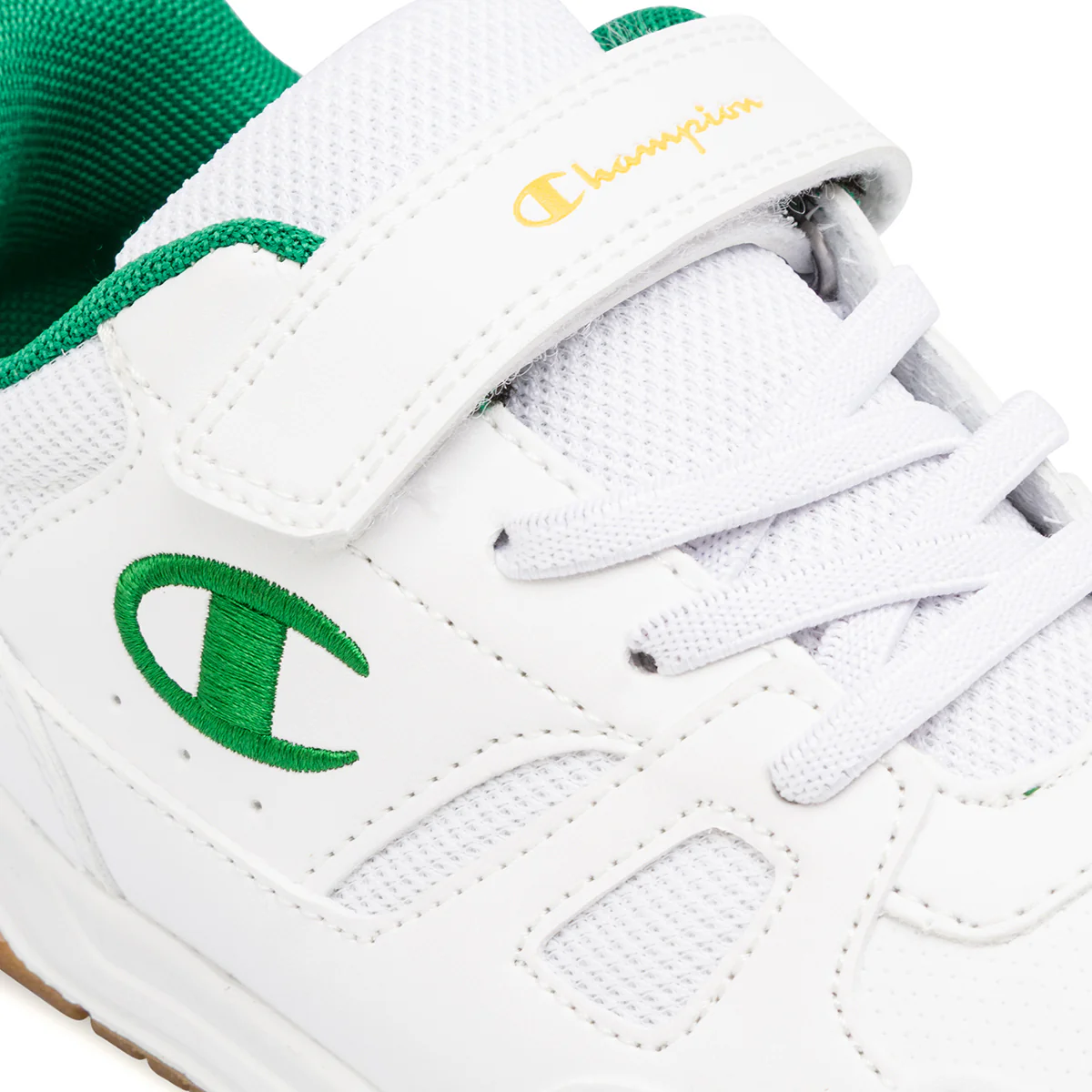 Sneakers da Bambino bianche con dettagli verdi Champion PS Low Cut - Image 5