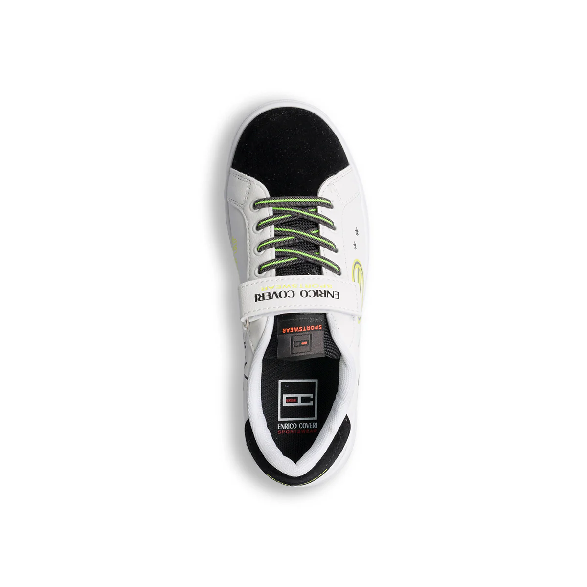 Sneakers da bambino bianche con stampa laterale Enrico Coveri Golden - Image 8