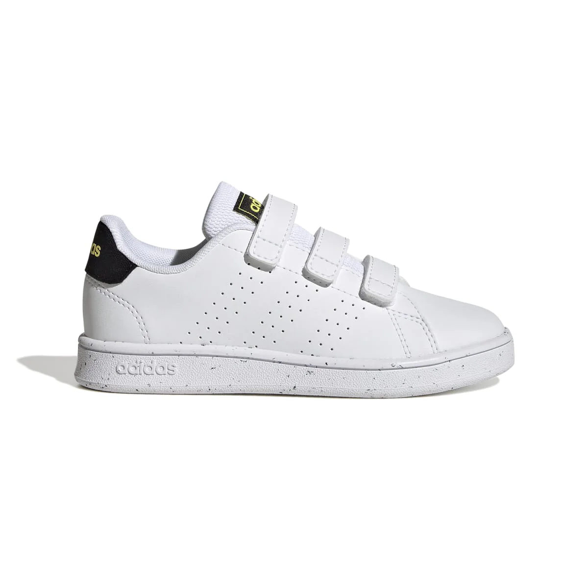 Sneakers da bambino bianche con strisce traforate adidas Advantage Cf C