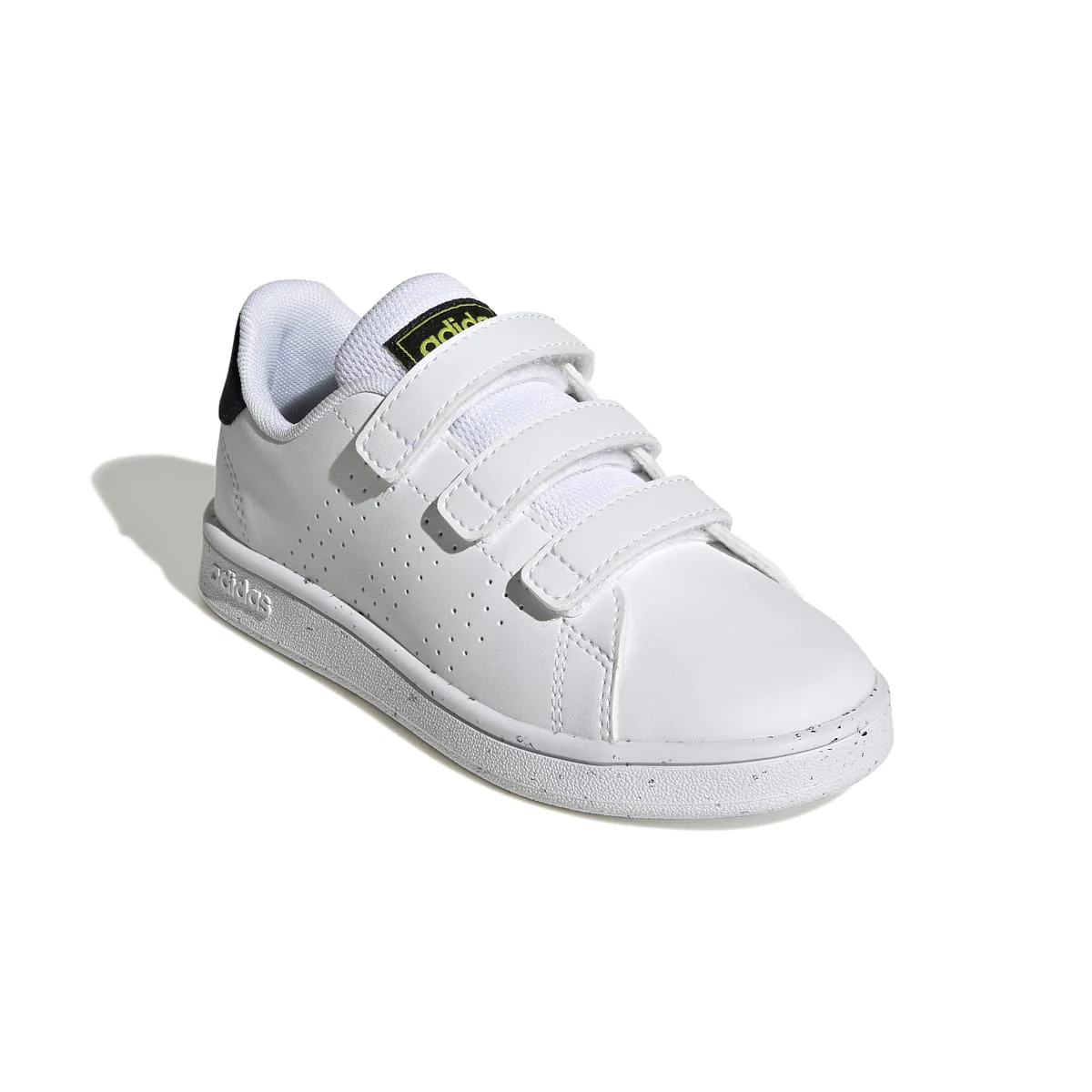 Sneakers da bambino bianche con strisce traforate adidas Advantage Cf C - Image 5