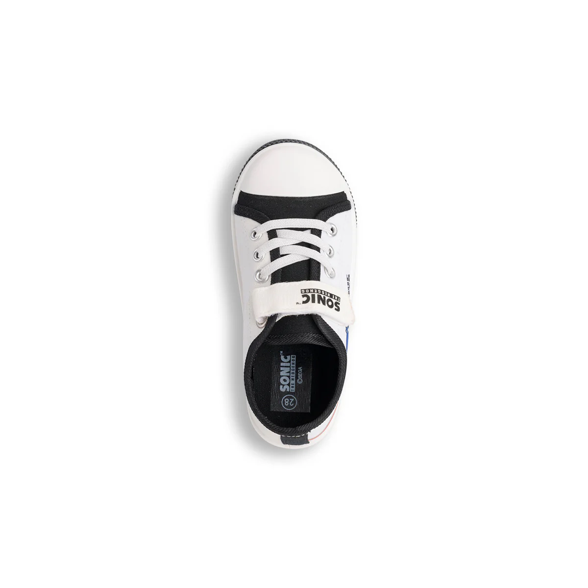 Sneakers da Bambino bianche e nere con Luci nella suola Sonic - Image 4
