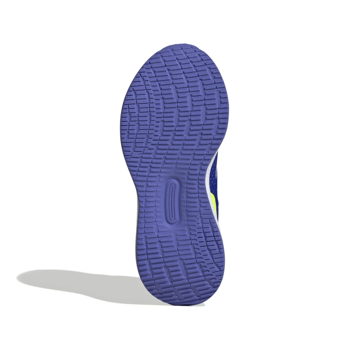 Sneakers da bambino blu con dettagli gialli e logo adidas Runfalcon 5 - Image 6