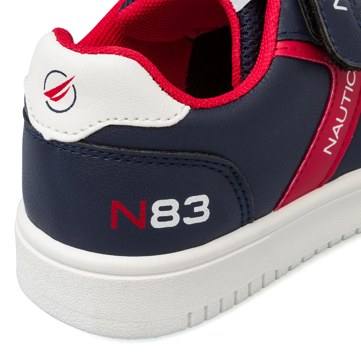 Sneakers da bambino blu con dettagli rossi e bianchi Nautica - Image 8