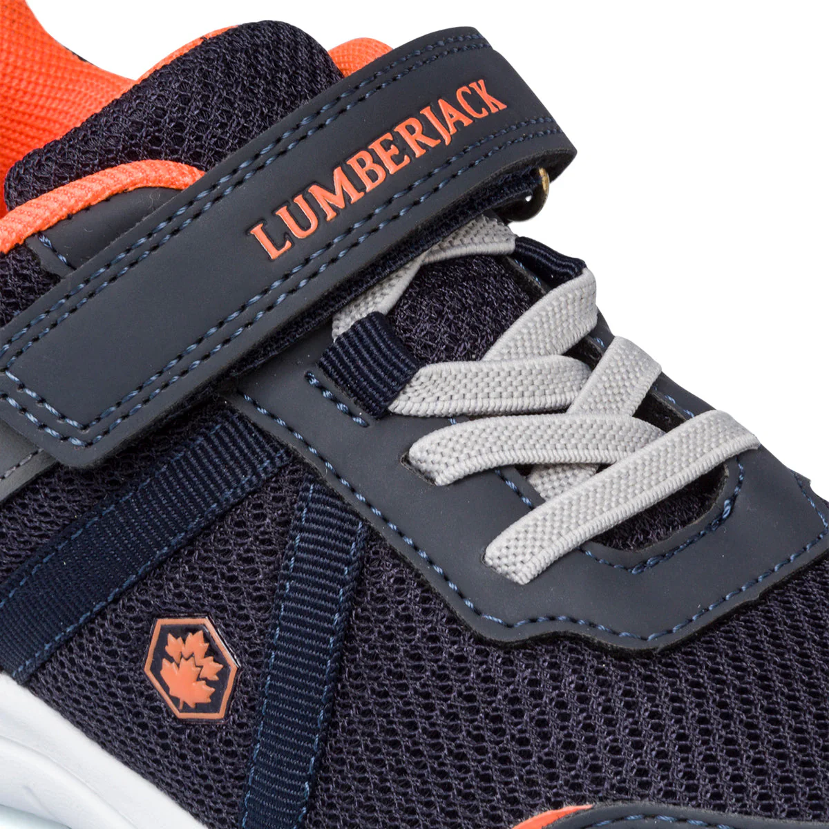 Sneakers da bambino blu con logo laterale Lumberjack Agatha - Image 5
