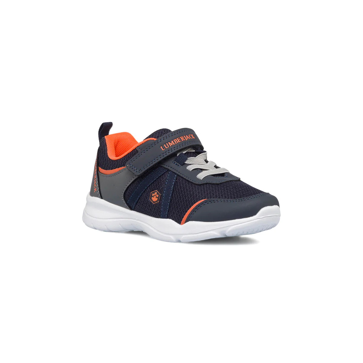Sneakers da bambino blu con logo laterale Lumberjack Agatha - Image 2