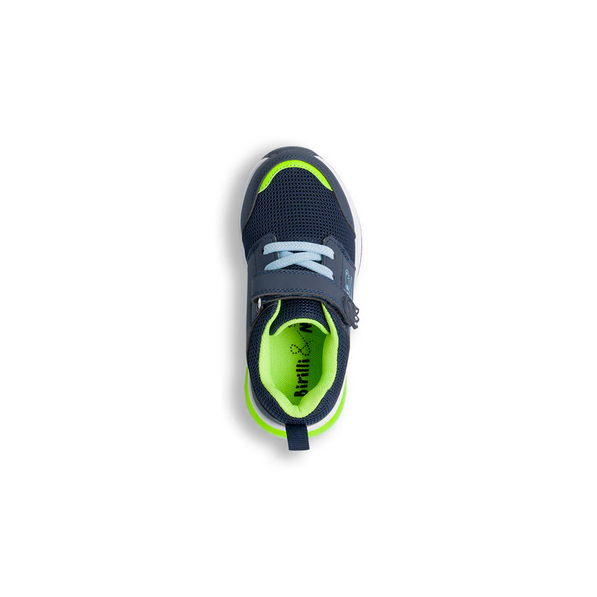 Sneakers da bambino blu con stampa laterale e con luci nella suola Birilli&Monelli - Image 5