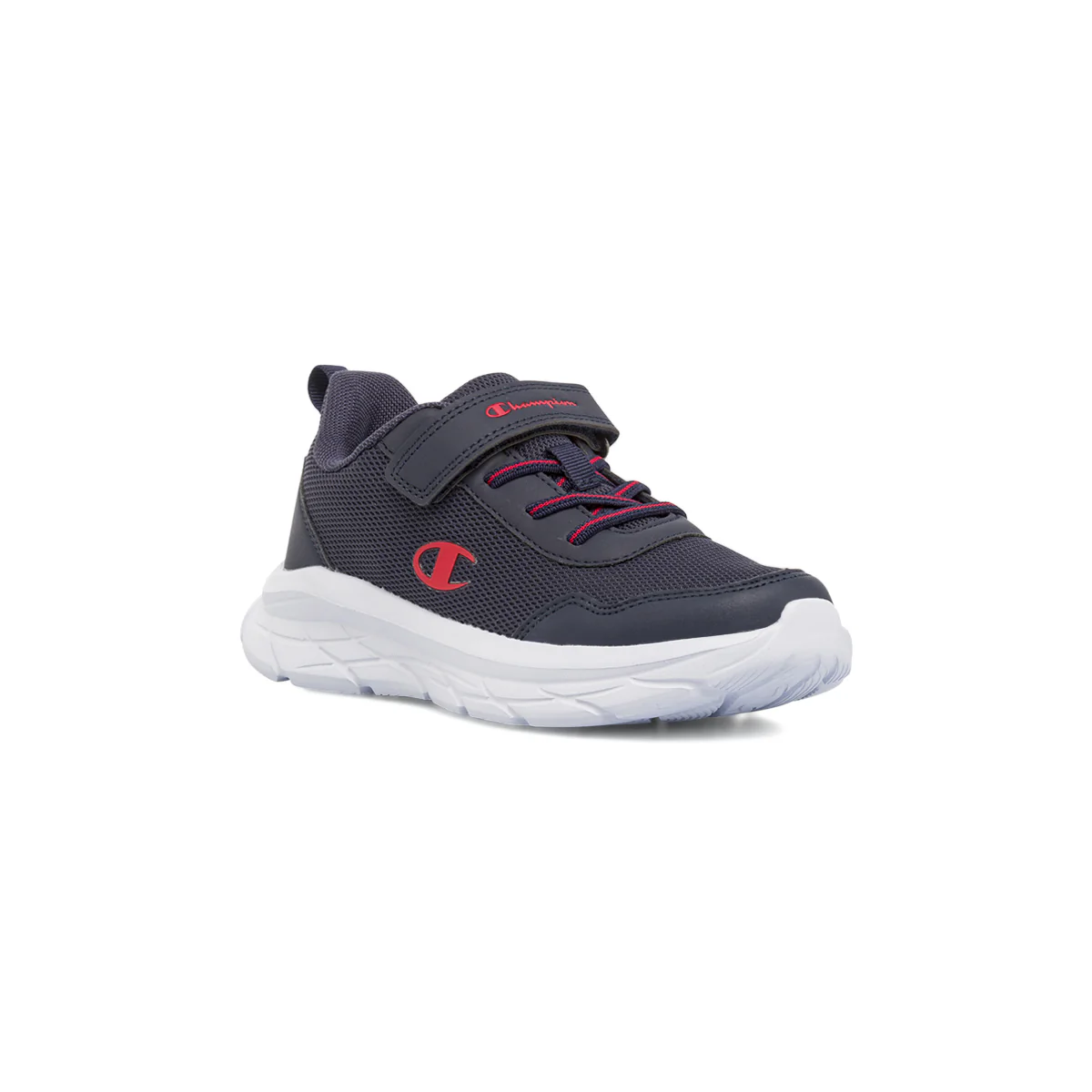 Sneakers da Bambino blu con strappo e dettagli rossi Champion - Image 2