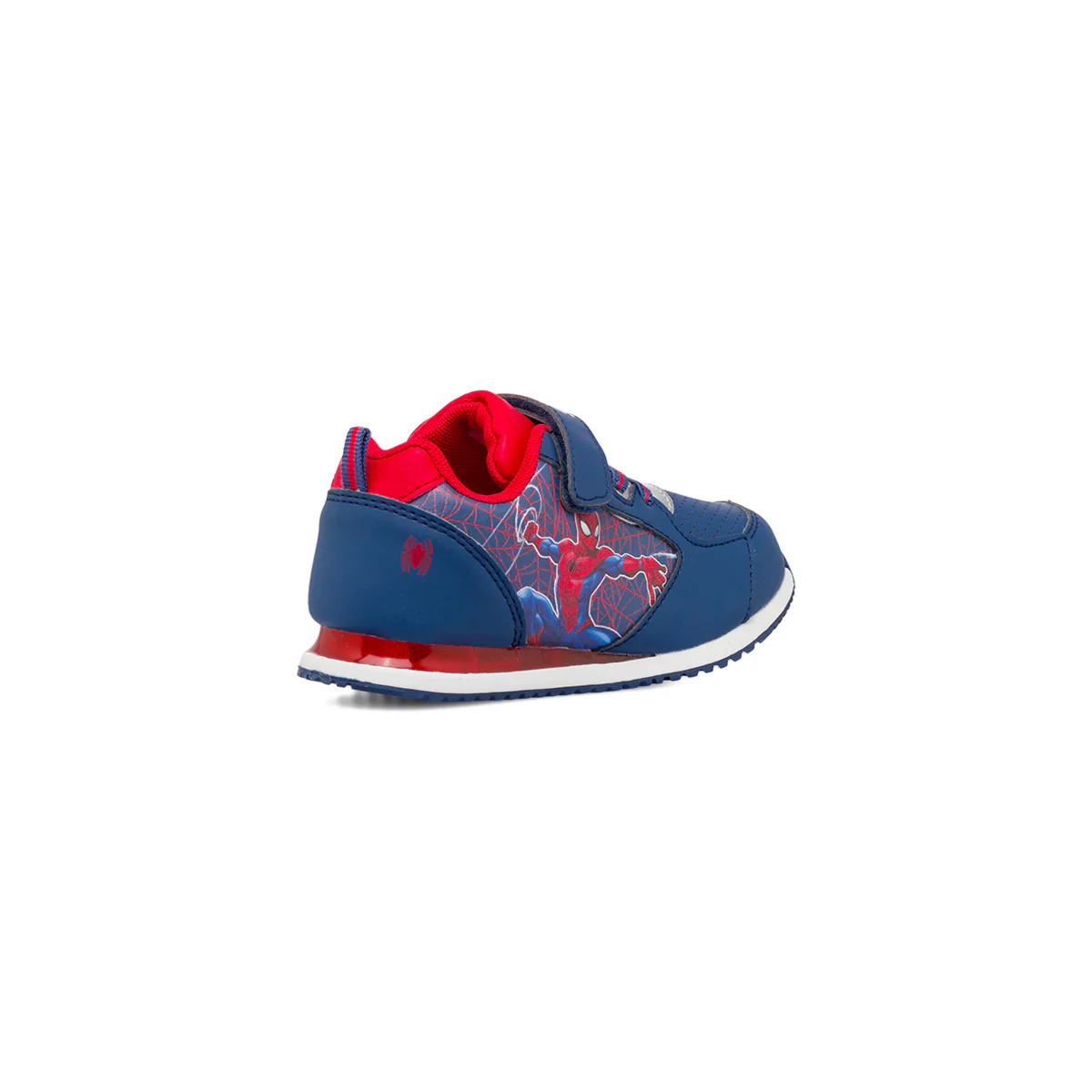 Sneakers da bambino blu e rosse con luci nella suola Spiderman - Image 3