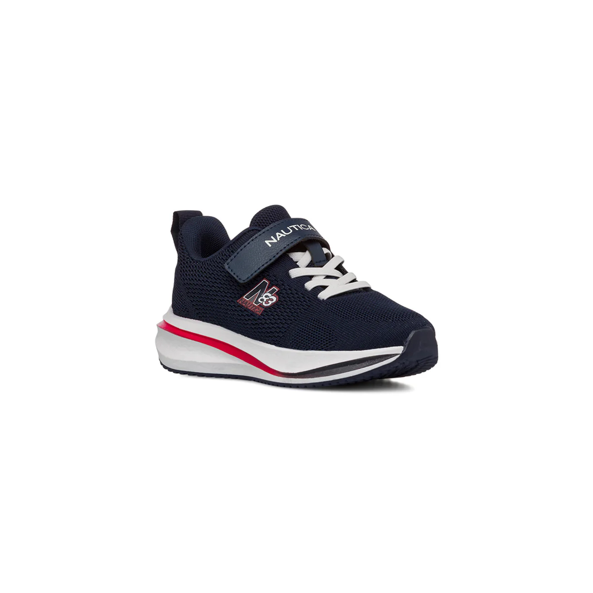 Sneakers da bambino blu in mesh blu navy con dettagli a contrasto Nautica - Image 2