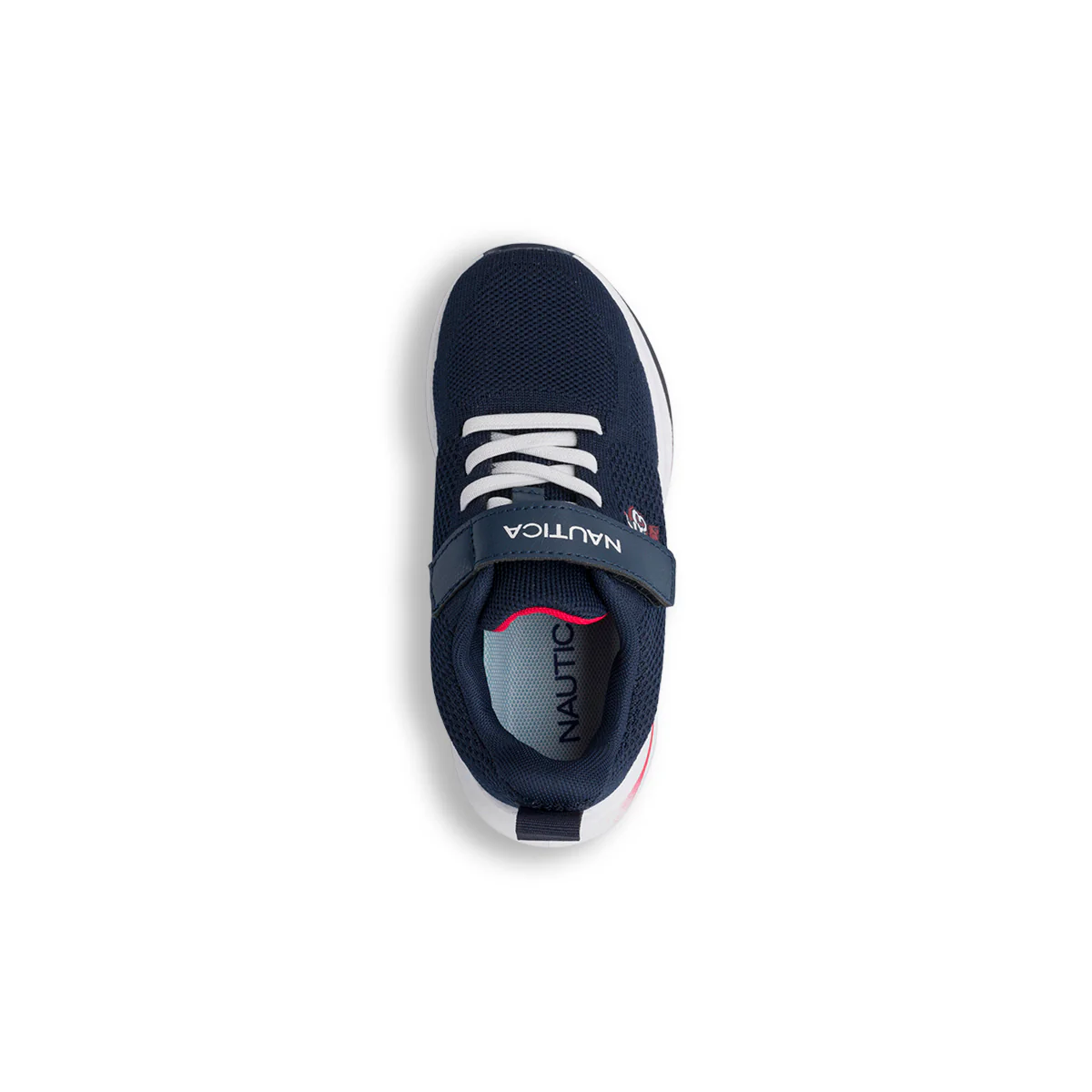 Sneakers da bambino blu in mesh blu navy con dettagli a contrasto Nautica - Image 5