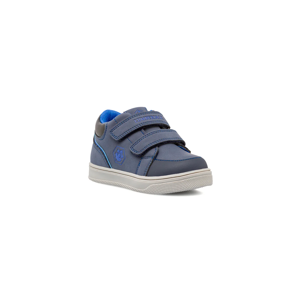 Sneakers da bambino blu Lumberjack con doppia chiusura in velcro - Image 2