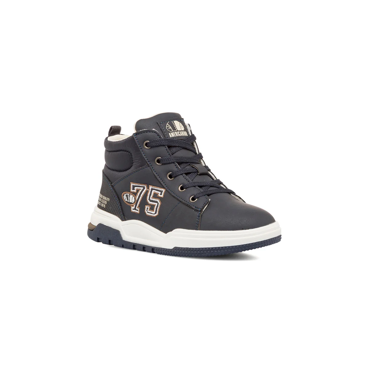 Sneakers da bambino blu navy con logo Americanino - Image 2