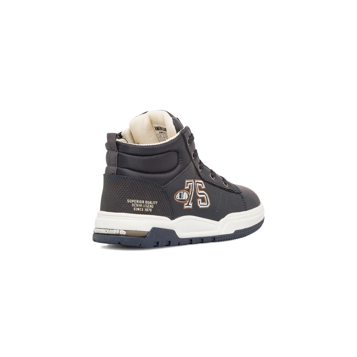 Sneakers da bambino blu navy con logo Americanino - Image 3