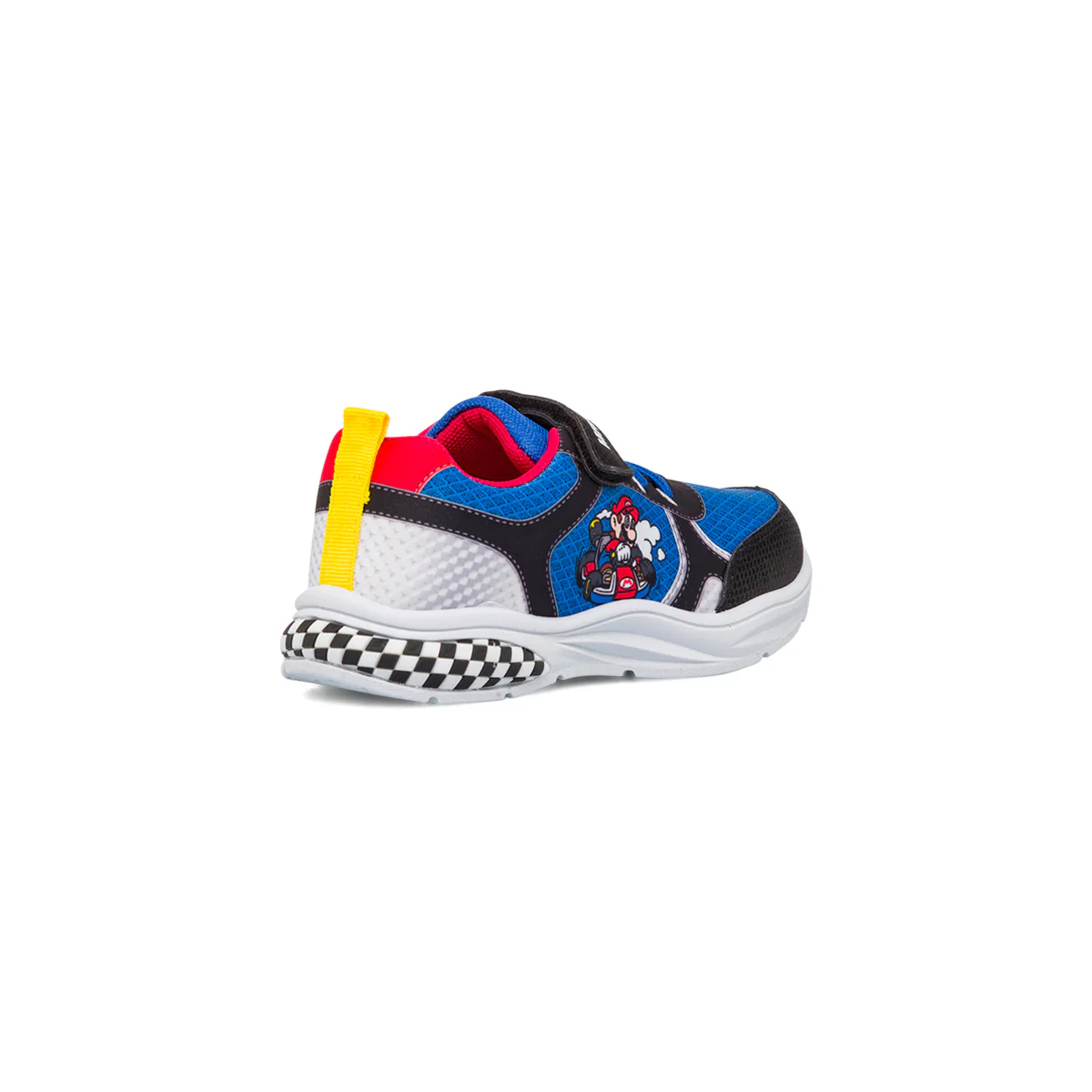 Sneakers da bambino blue e nere con luci nella suola Super Mario - Image 3