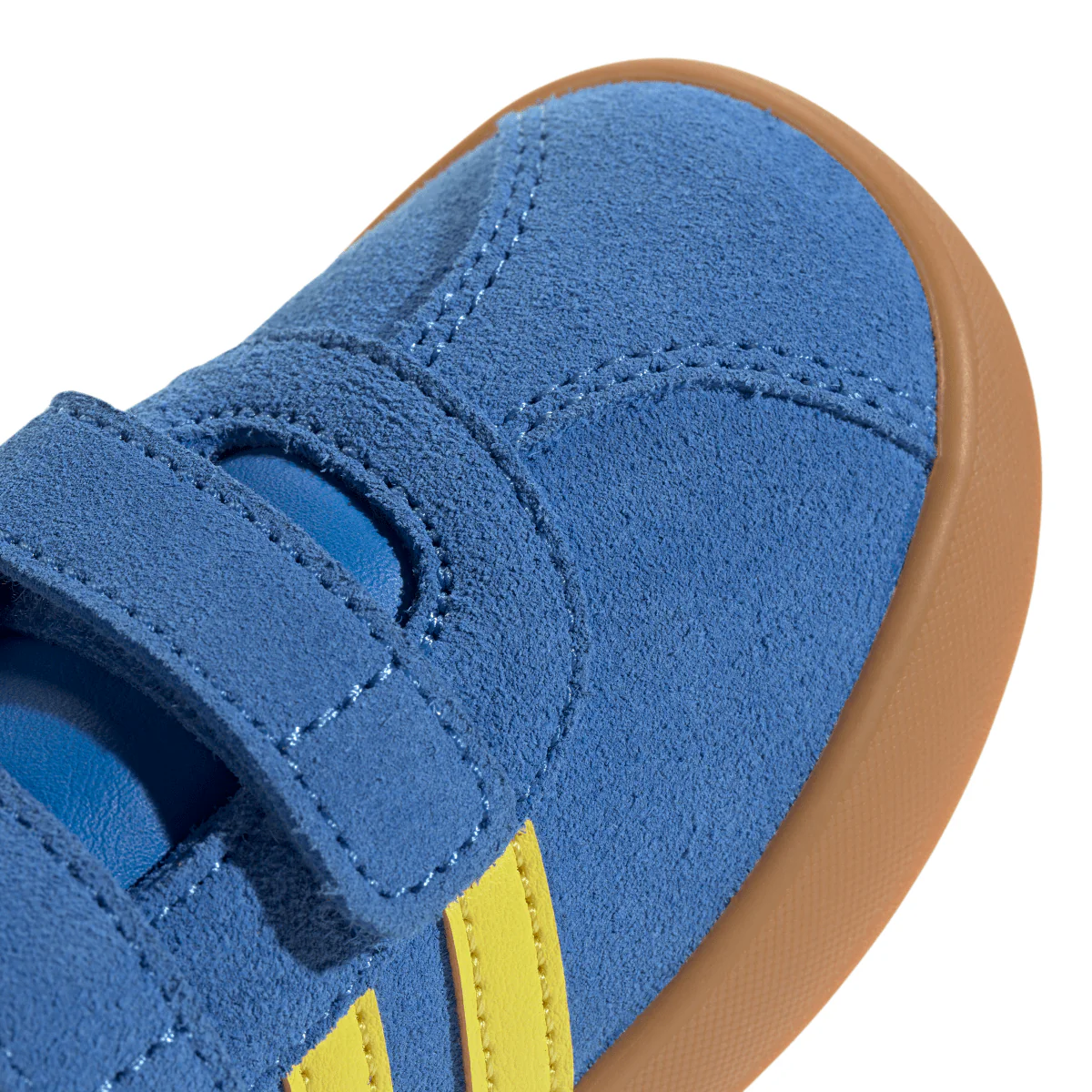 Sneakers da bambino e bambina blu con dettagli gialli adidas VL Court 3.0 - Image 6