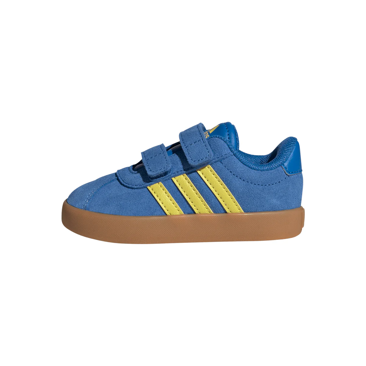 Sneakers da bambino e bambina blu con dettagli gialli adidas VL Court 3.0 - Image 8