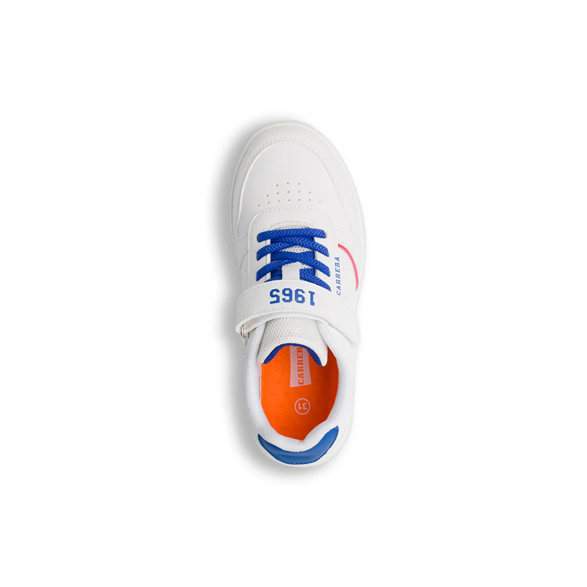 Sneakers da Bambino e Ragazzo Bianche con dettagli a contrasto Carrera - Image 5