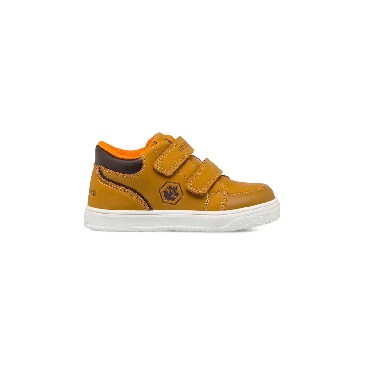 Sneakers da bambino gialle con chiusura a strappi Lumberjack