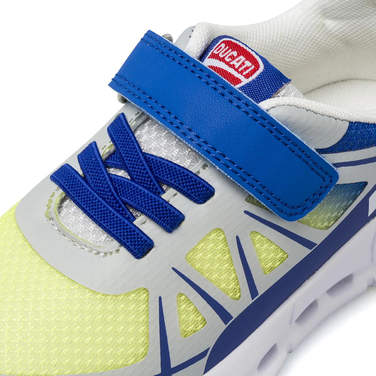 Sneakers da Bambino Gialle con dettagli blu Ducati - Image 4