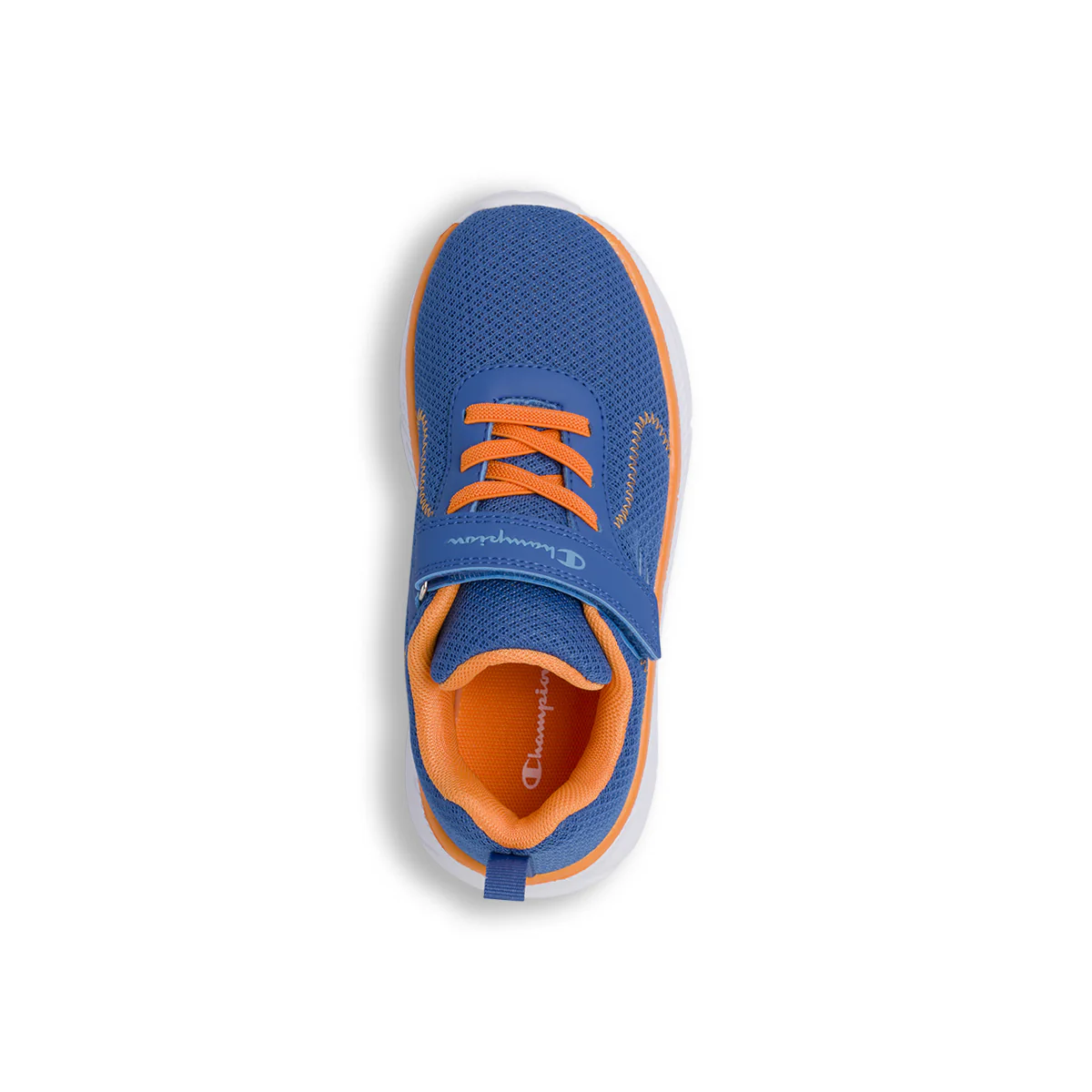 Sneakers da Bambino in mesh blu e arancioni con strappo Champion - Image 6