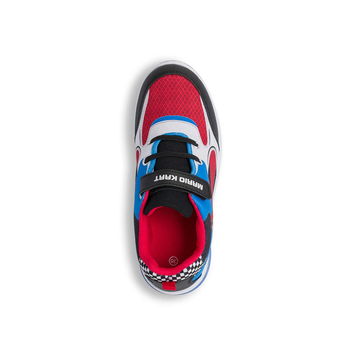 Sneakers da bambino multicolore con luci nella suola e stampa Super Mario - Image 5