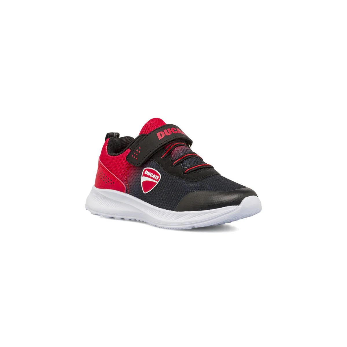 Sneakers da bambino nere con inserti rossi Ducati - Image 2