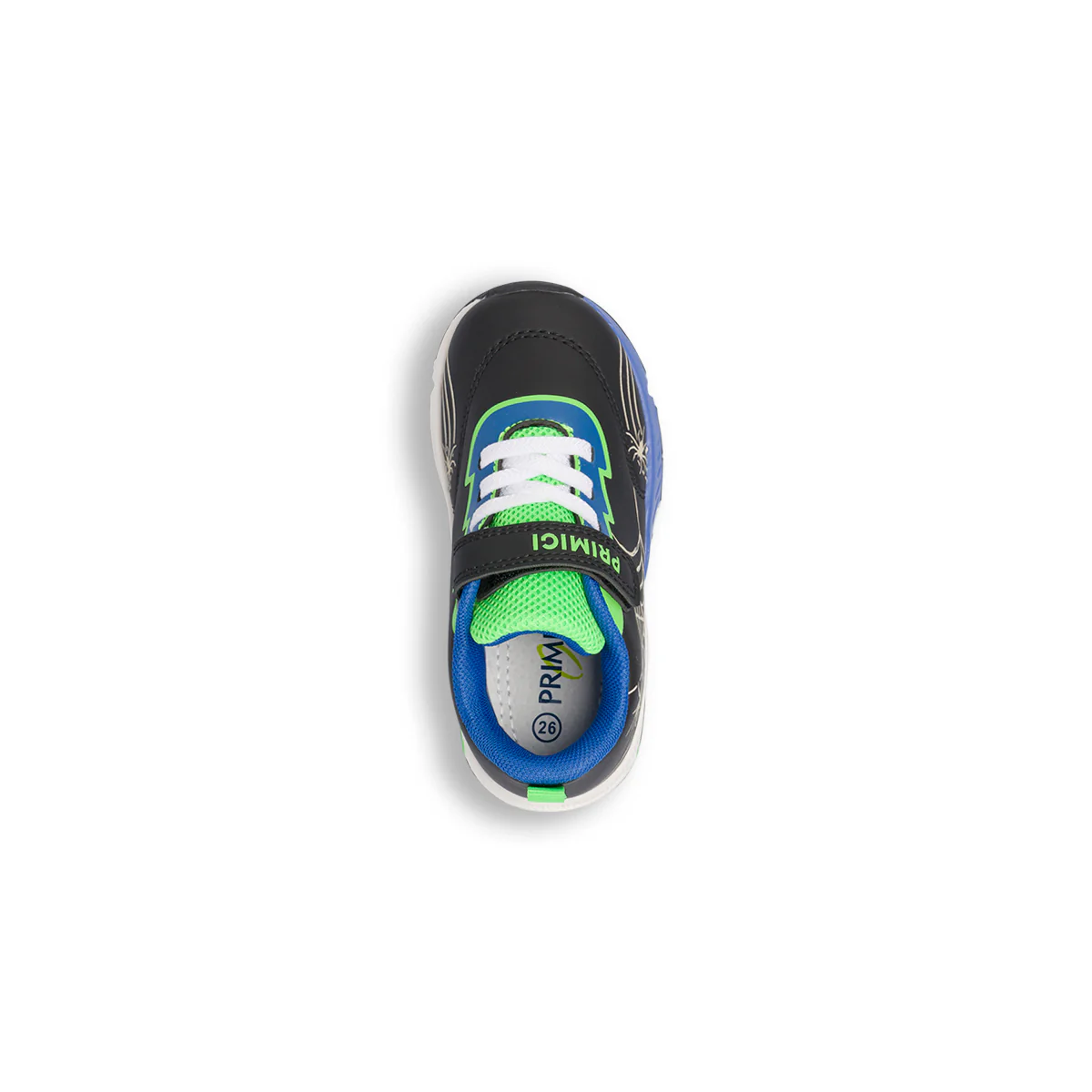 Sneakers da Bambino nere con stampa ragnatela e con luci Primigi - Image 6
