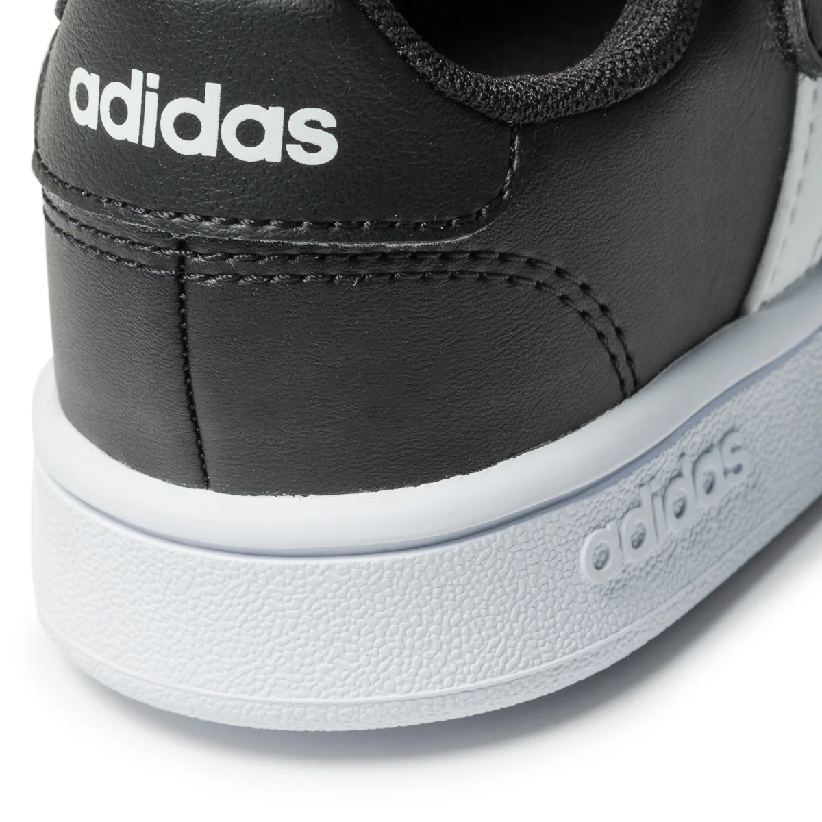 Sneakers da bambino nere con strisce a contrasto adidas Grand Court - Image 7