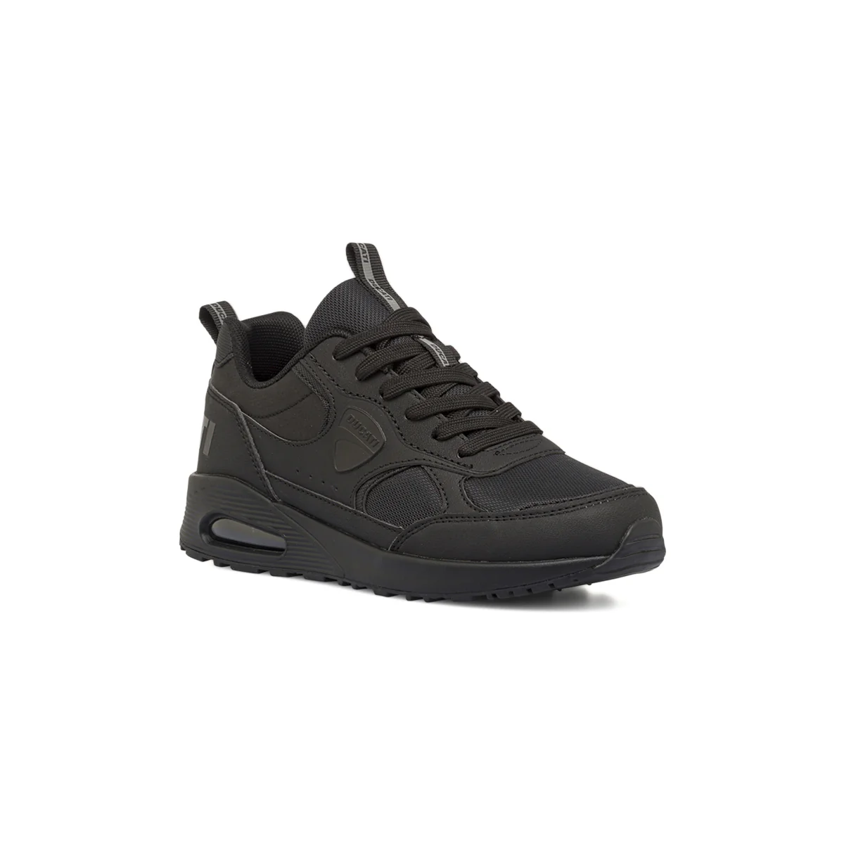 Sneakers da ragazzo nere modello sportivo con lacci Ducati - Image 2