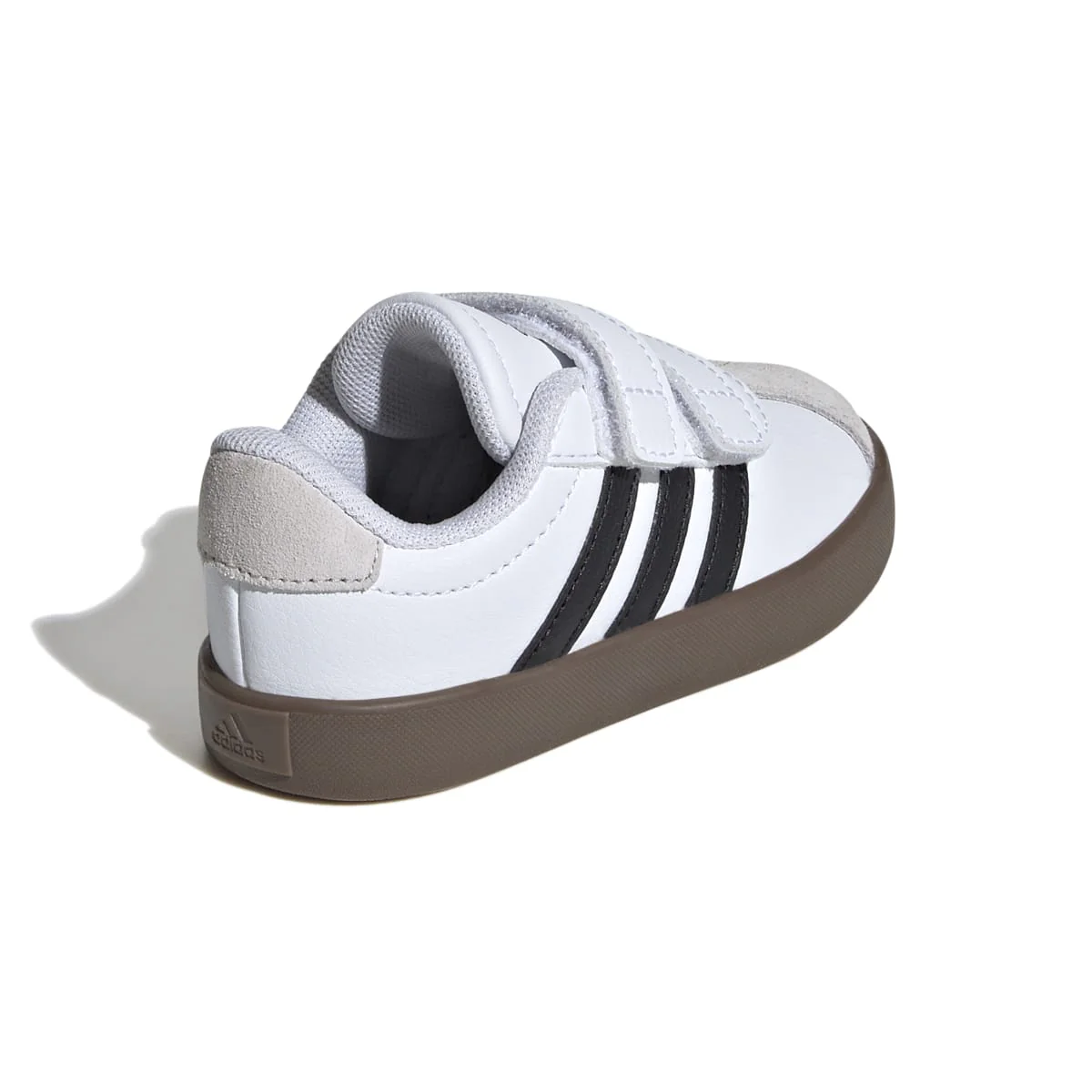 Sneakers da bambino primi passi bianche e blu con logo adidas VL Court 3.0 - Image 9