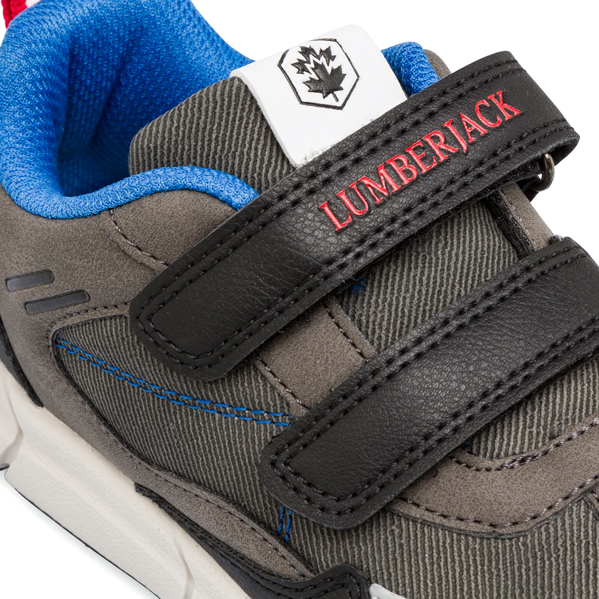 Sneakers da bambino primi passi grigio e blu Lumberjack Zazu - Image 5