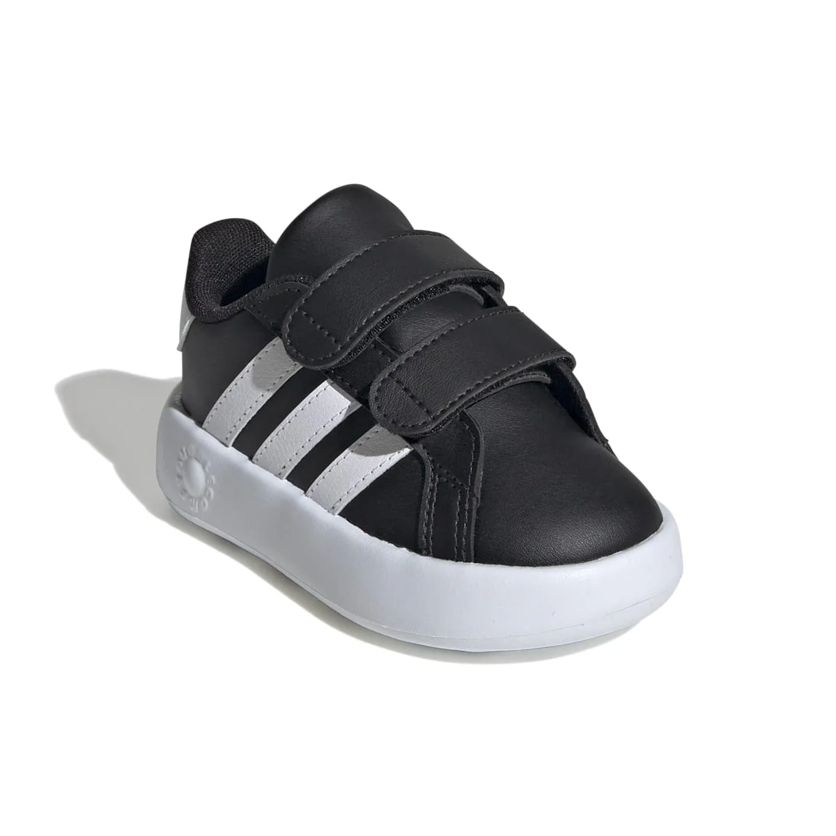 Sneakers da bambino primi passi nere con logo adidas Grand Court 2.0 - Image 6