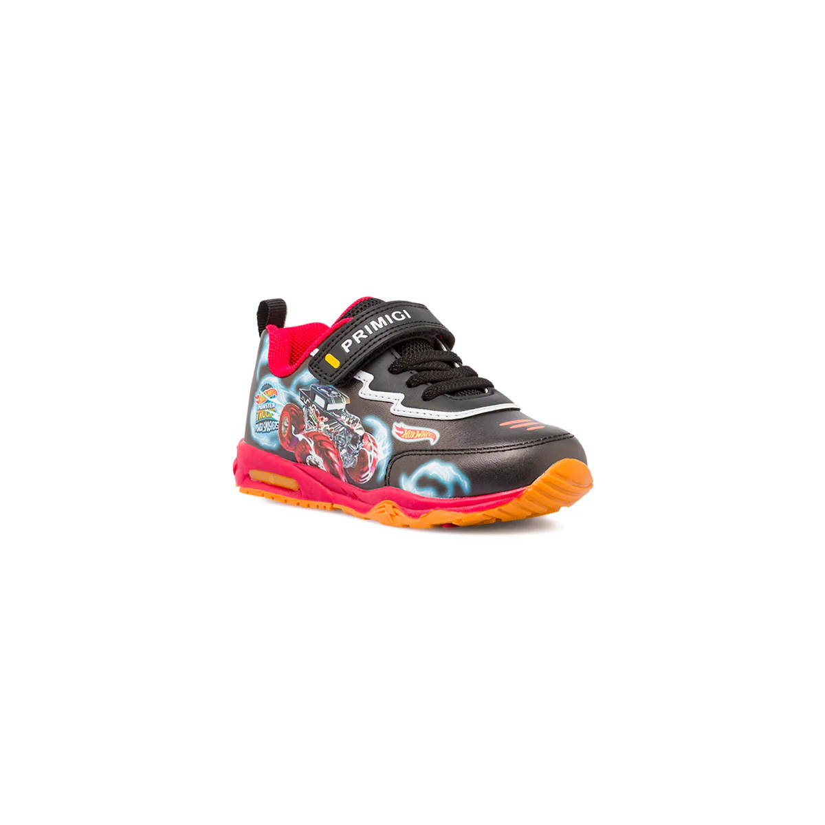 Sneakers da Bambino Nere con Luci Primigi Hot Wheels - Image 2